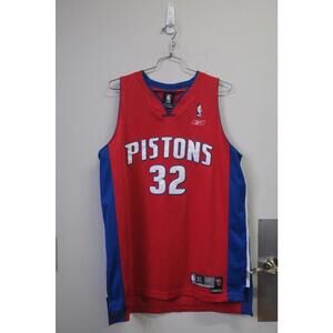 04' Reebok Detroit Pistons Hamilton #32 Basketball Jersey